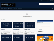 Tablet Screenshot of defontsoft.com